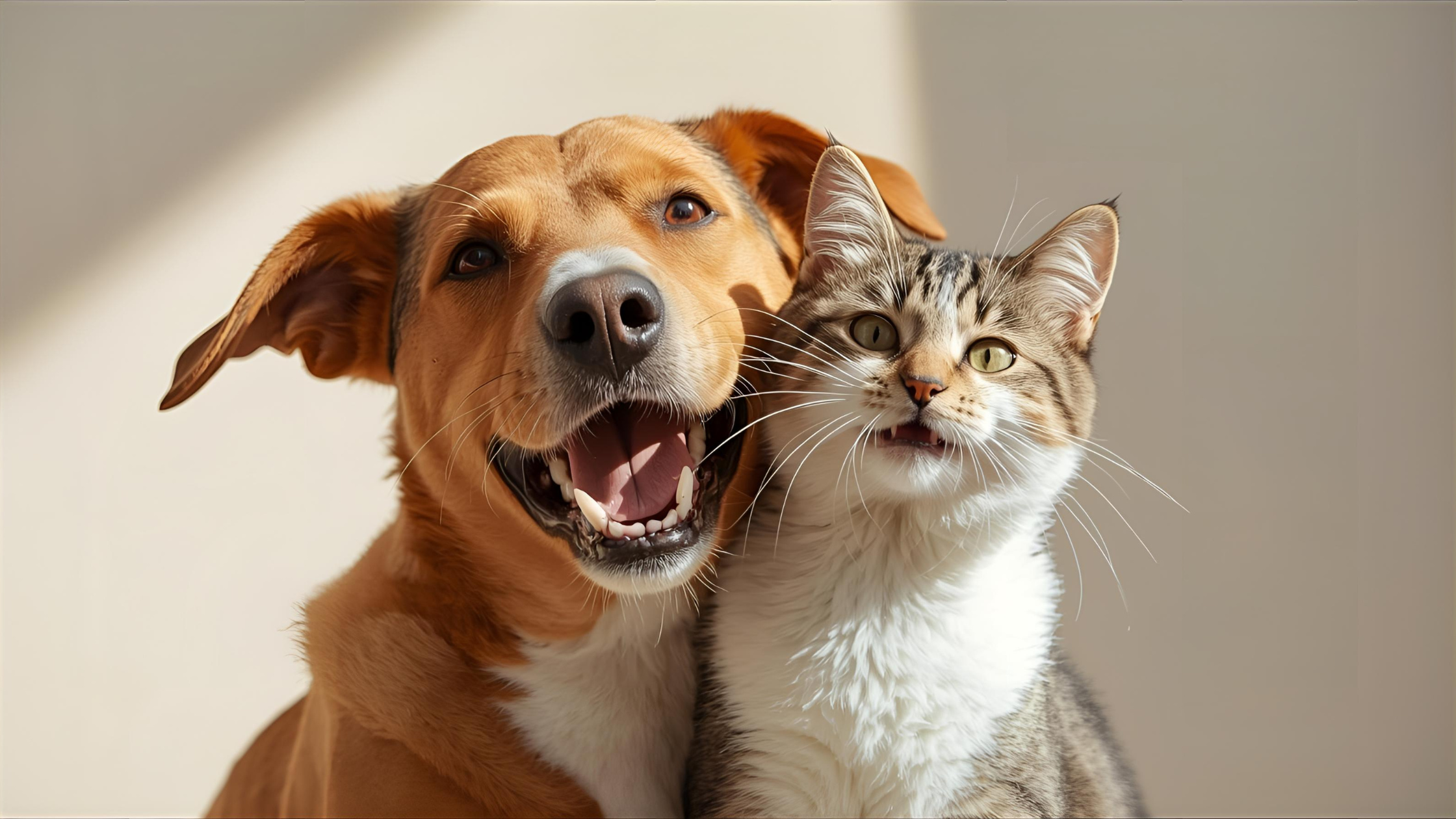 happy dog and cat – Catalysis Pets natural veterinary supplements.
