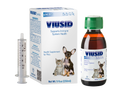 Vliusid pet supplement packaging with bottle, box, and syringe on a white background. Molecular Activation